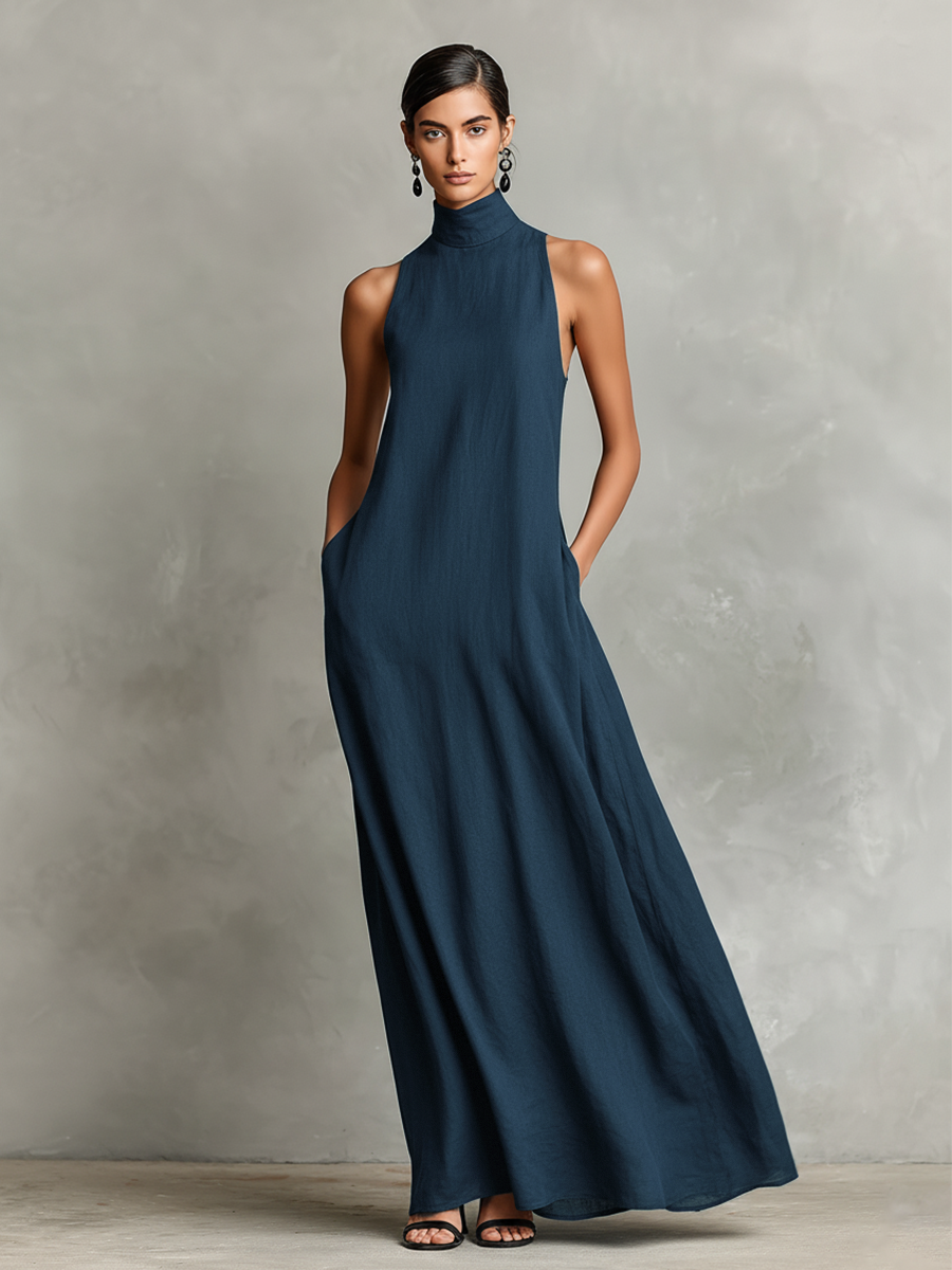 Katrin | Elegant Maxi Dress with Minimalist Design