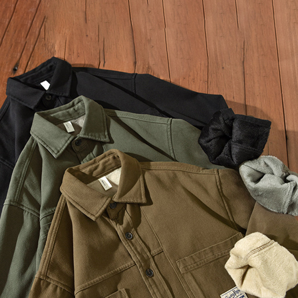 Niklas | Cargo-Fleece-Überhemd (1+1 GRATIS)