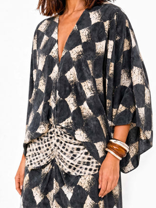 Clara| Kleid Mosaik Mittelmeer