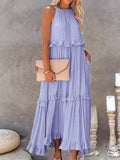 Lou | Elegantes ärmelloses Kleid mit Rüschen