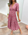 Monique | Elegantes Polka-Dots Kleid