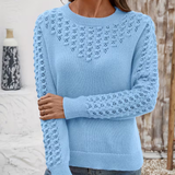Janine | Hullstrikk Pullover