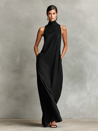 Katrin | Elegant Maxi Dress with Minimalist Design