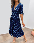 Monique | Elegantes Polka-Dots Kleid