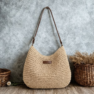Greta | Elegante Geflochtene Tasche