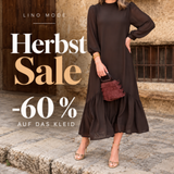 Maria - Chiffonkleid in Braun
