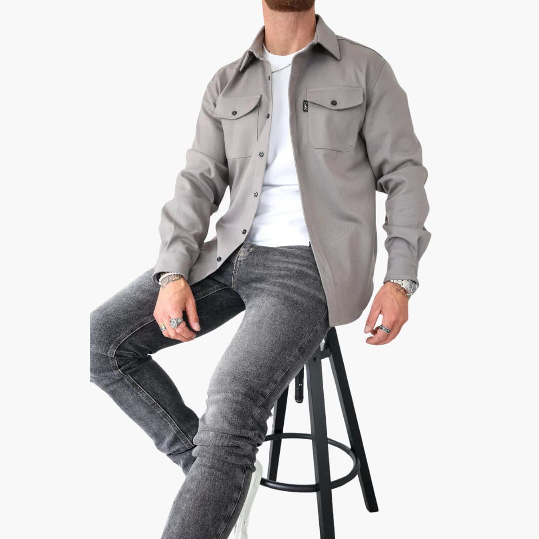David | Hemdjacke mit Knopfleiste