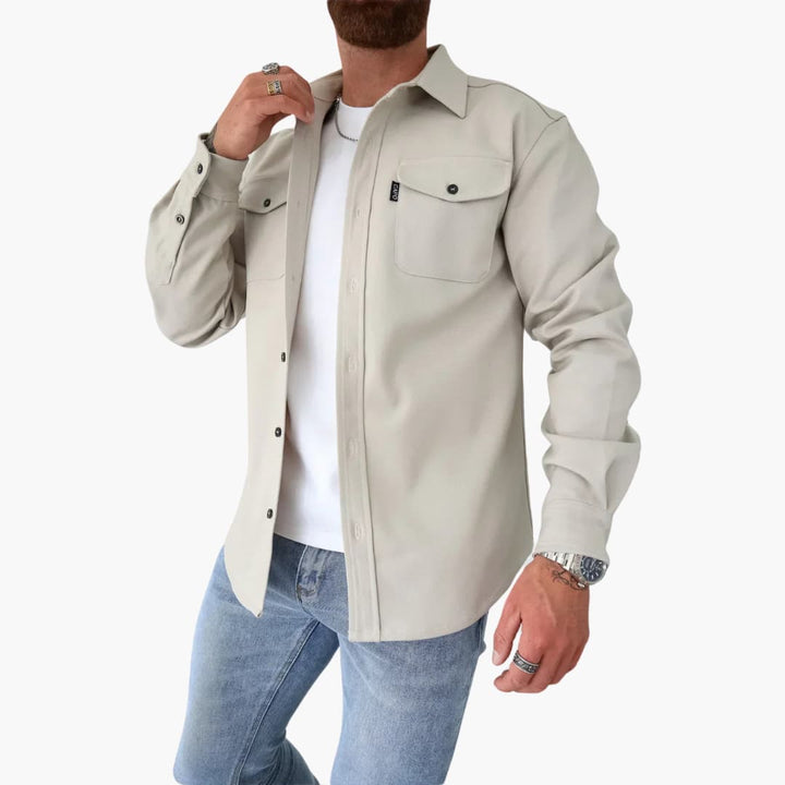 David | Hemdjacke mit Knopfleiste