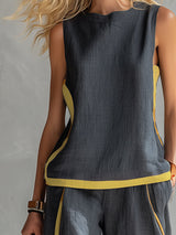 Soraya | Elegantes Set mit weitem Bein und lockerer Passform