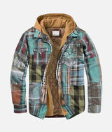 Ludwig | Patchwork-Jacke mit Karomuster