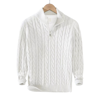 Tommy | Baumwoll-Halbzip-Pullover