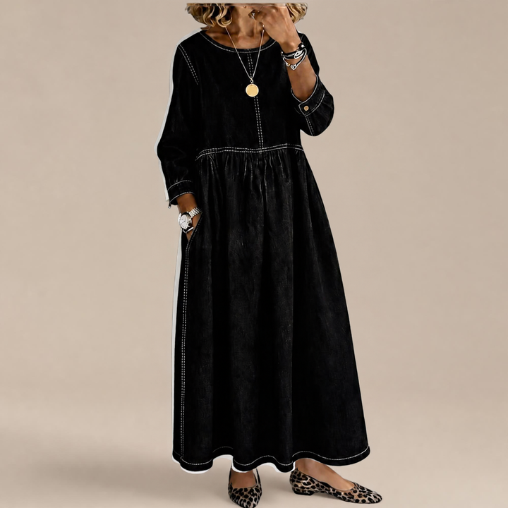 Fini | Vintage Denim Midi Kleid