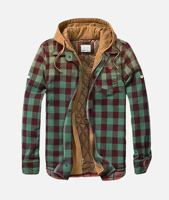 Ludwig | Patchwork-Jacke mit Karomuster