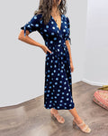 Monique | Elegantes Polka-Dots Kleid
