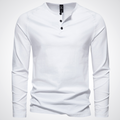 Finn | Baumwoll-Langarm-Henleyshirt