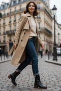 Pernelie | Stiefel aus Leder mit Blockabsatz