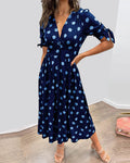 Monique | Elegantes Polka-Dots Kleid
