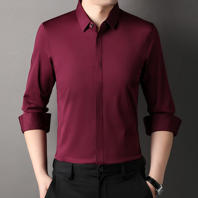 Yves | Elastisches, knitterfreies Herrenhemd