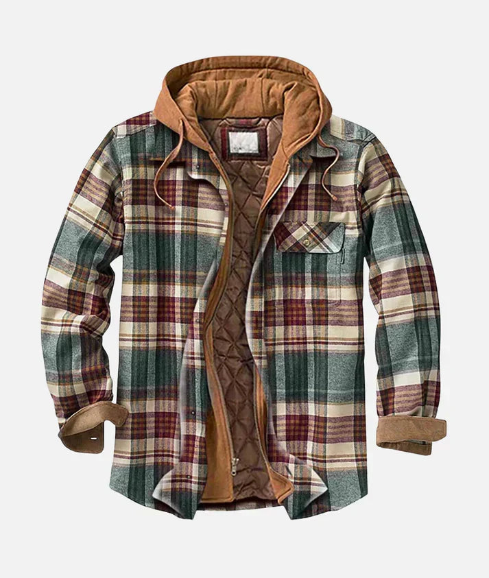 Ludwig | Patchwork-Jacke mit Karomuster