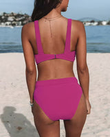 Giulia | Hochgeschnittener Basic Bikini