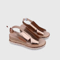 Veronica – Metallic-Sandalen