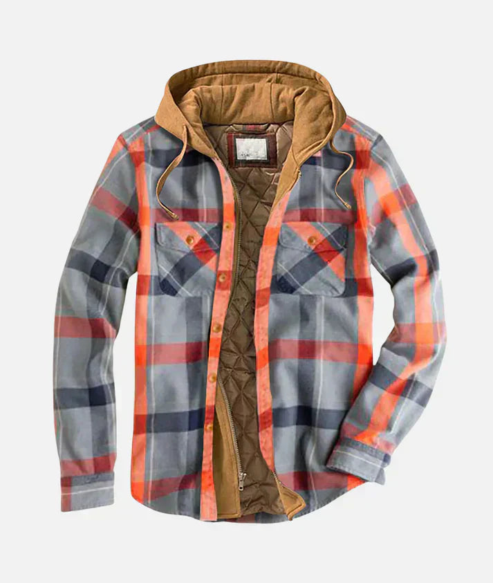 Ludwig | Patchwork-Jacke mit Karomuster