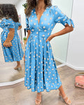 Monique | Elegantes Polka-Dots Kleid