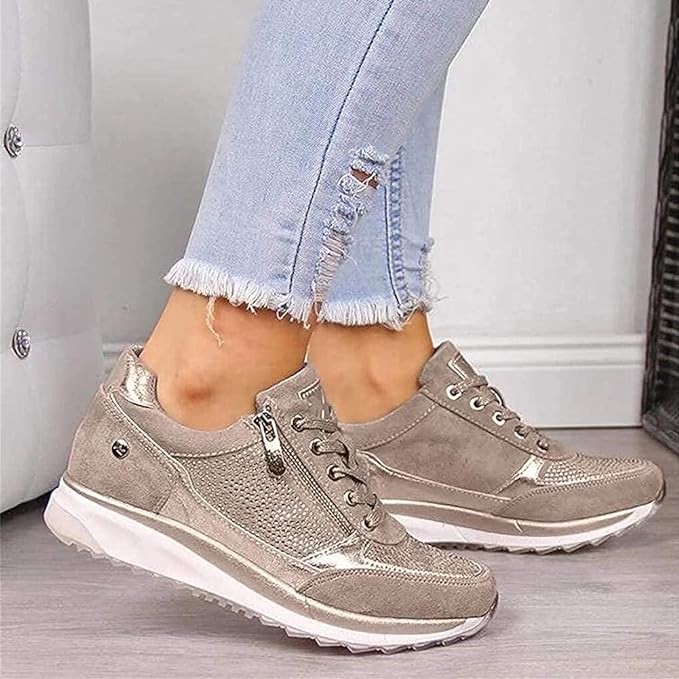 Eugénie | Elegante Sneakers mit Reißverschluss