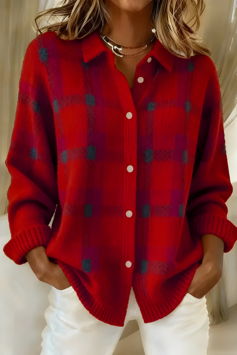 Anne | warme karierte Bluse