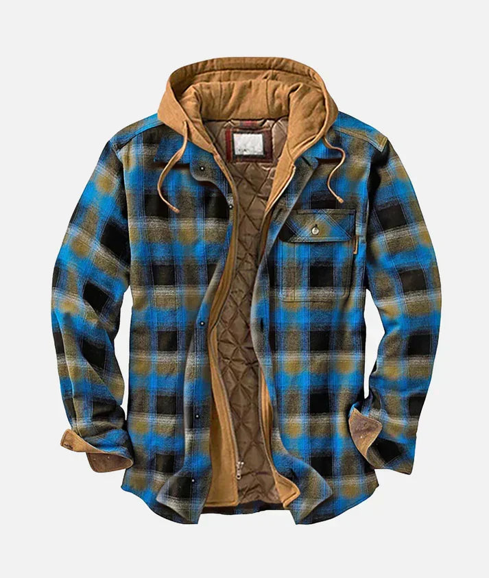 Ludwig | Patchwork-Jacke mit Karomuster