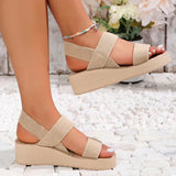 Valleentina | Bequeme Soft-Step-Plateau-Pantoletten