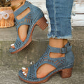 Elena | Sandalen mit Doppelriemen