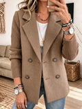 Carla | Eleganter Blazer mit Strickärmeln