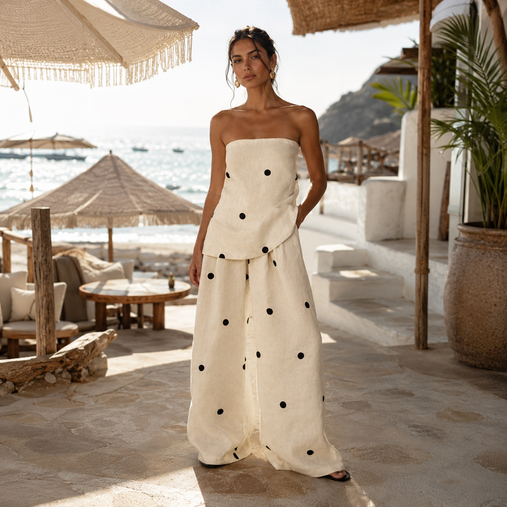 Irina | Gepunktetes Sommer-Set