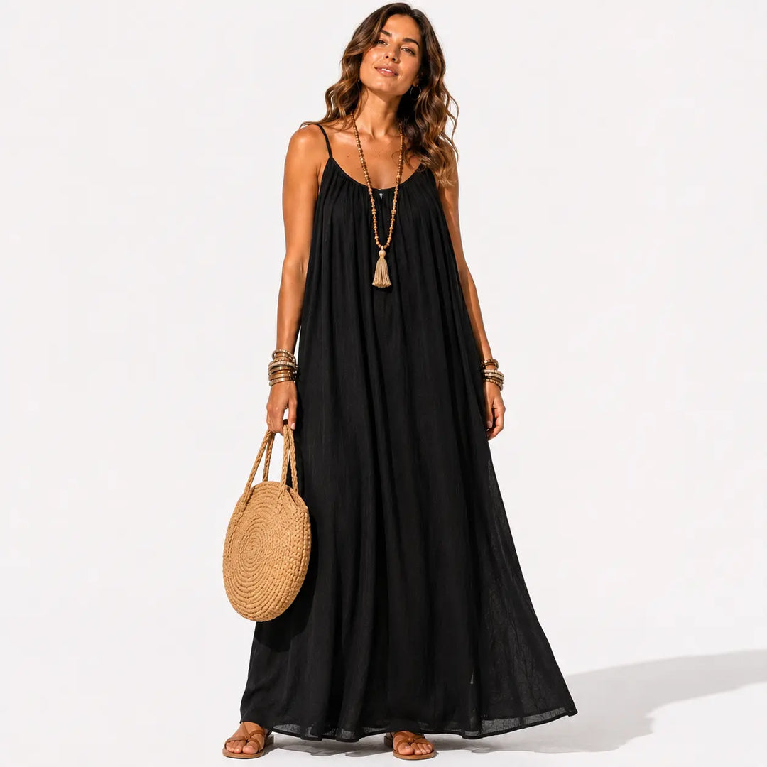 Carolin | Rückenfreies Maxikleid