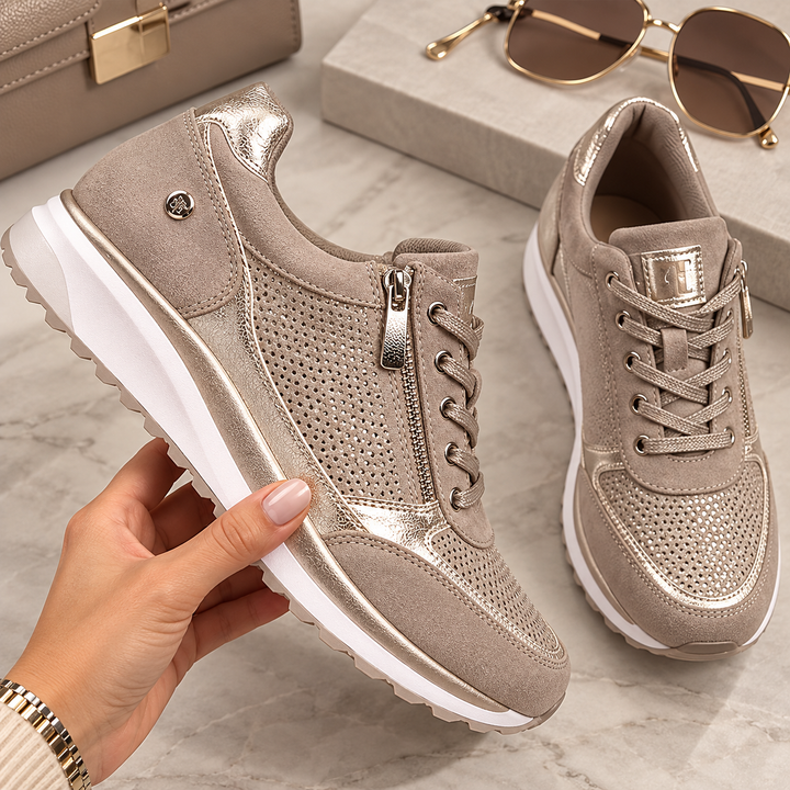 Eugénie | Elegante Sneakers mit Reißverschluss