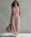 María | Elegante Set aus Weiten Hosen und Top