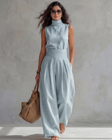 María | Elegante Set aus Weiten Hosen und Top