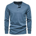 Finn | Baumwoll-Langarm-Henleyshirt