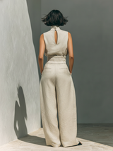 María | Elegante Set aus Weiten Hosen und Top