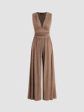 Caridad – Eleganter ärmelloser Jumpsuit mit weitem Bein