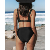 Giulia | Hochgeschnittener Basic Bikini