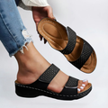 Lynn | Sandalen mit Perforiertem Design