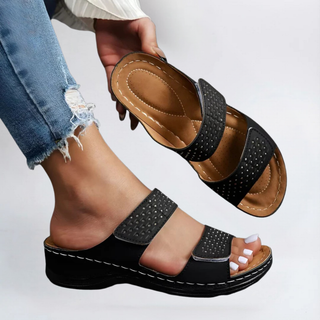 Lynn | Sandalen mit Perforiertem Design