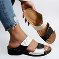 Lynn | Sandalen mit Perforiertem Design