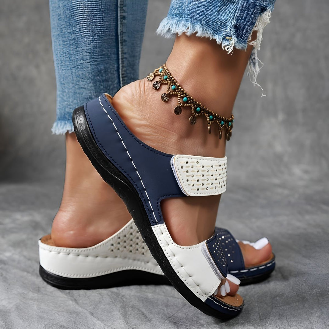 Lynn | Sandalen mit Perforiertem Design