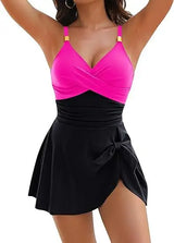 Yarrah | Schwimmkleid mit Wickel-Top