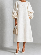 Rosalin | Midi-Blumen Kleid