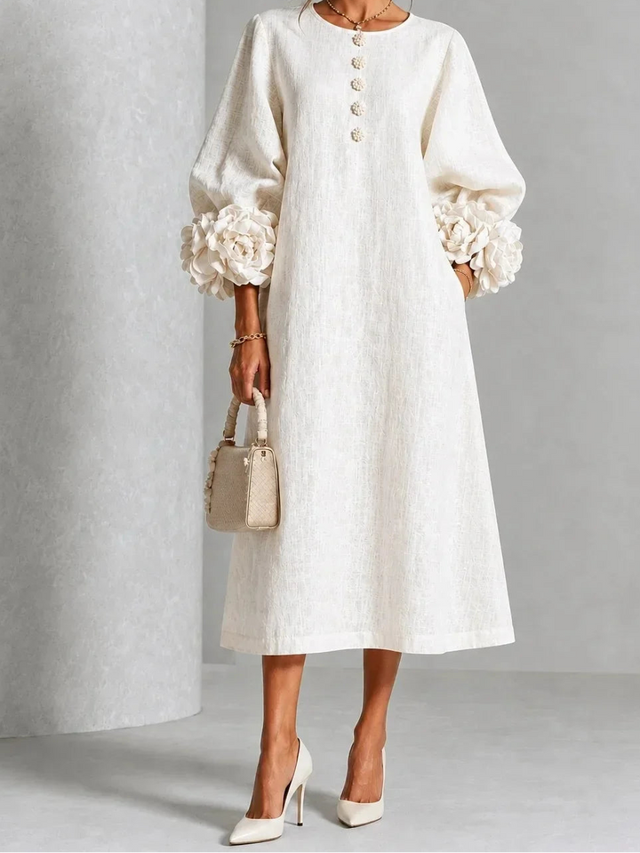 Rosalin | Midi-Blumen Kleid