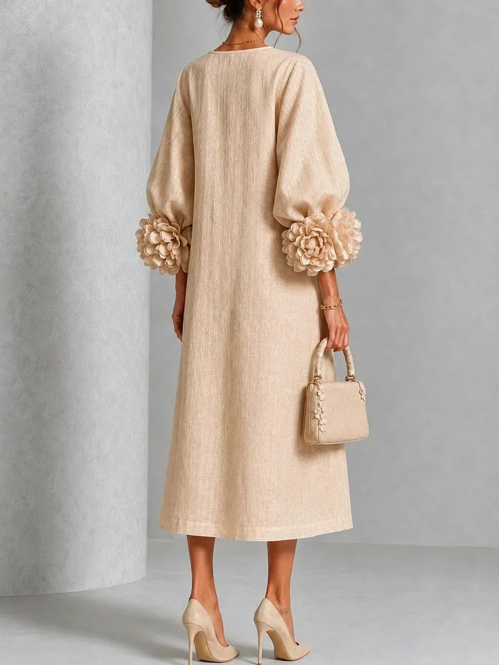 Rosalin | Midi-Blumen Kleid